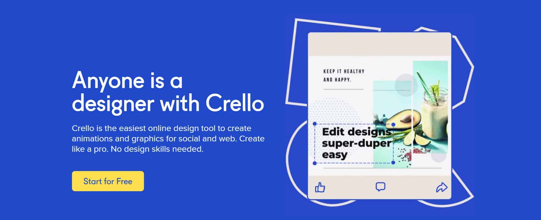 Crello: Free Graphic Design Software | Create Images Online Tool