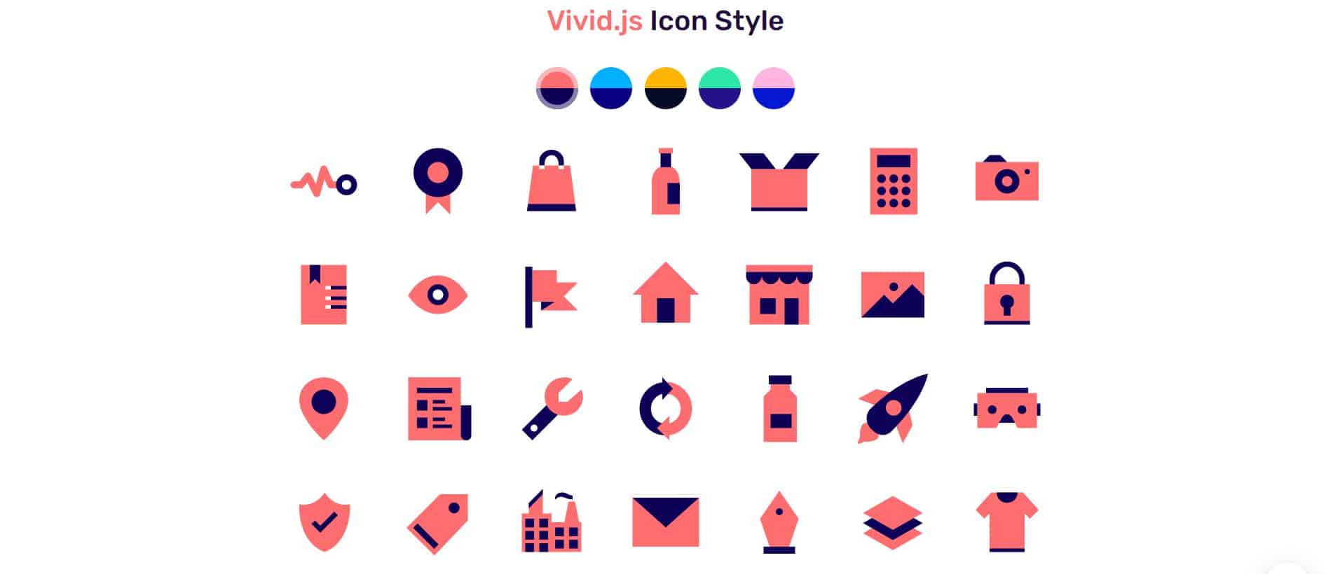 Vivid.js: Free Open Source SVG Icons Set Pack and Library