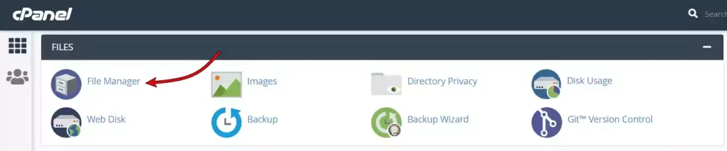 Step 1: Log in to your cPanel > Go to File Manager